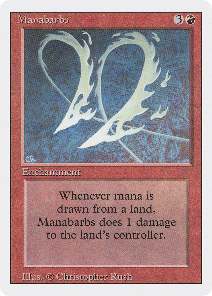 {R} Manabarbs [Revised Edition][3ED 165] - Misty Mountain Games