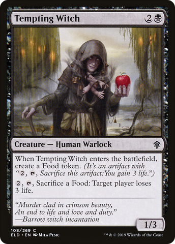 {C} Tempting Witch [Throne of Eldraine][ELD 108]