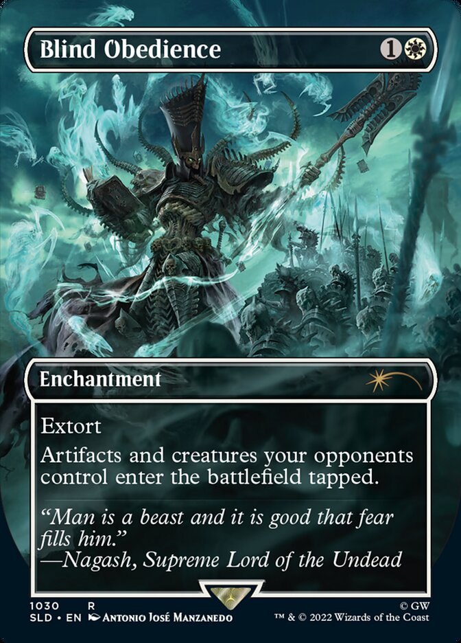 {R} Blind Obedience (Borderless) [Secret Lair Drop Series][SLD 1030]
