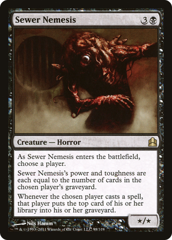 {R} Sewer Nemesis [Commander 2011][CMD 098]