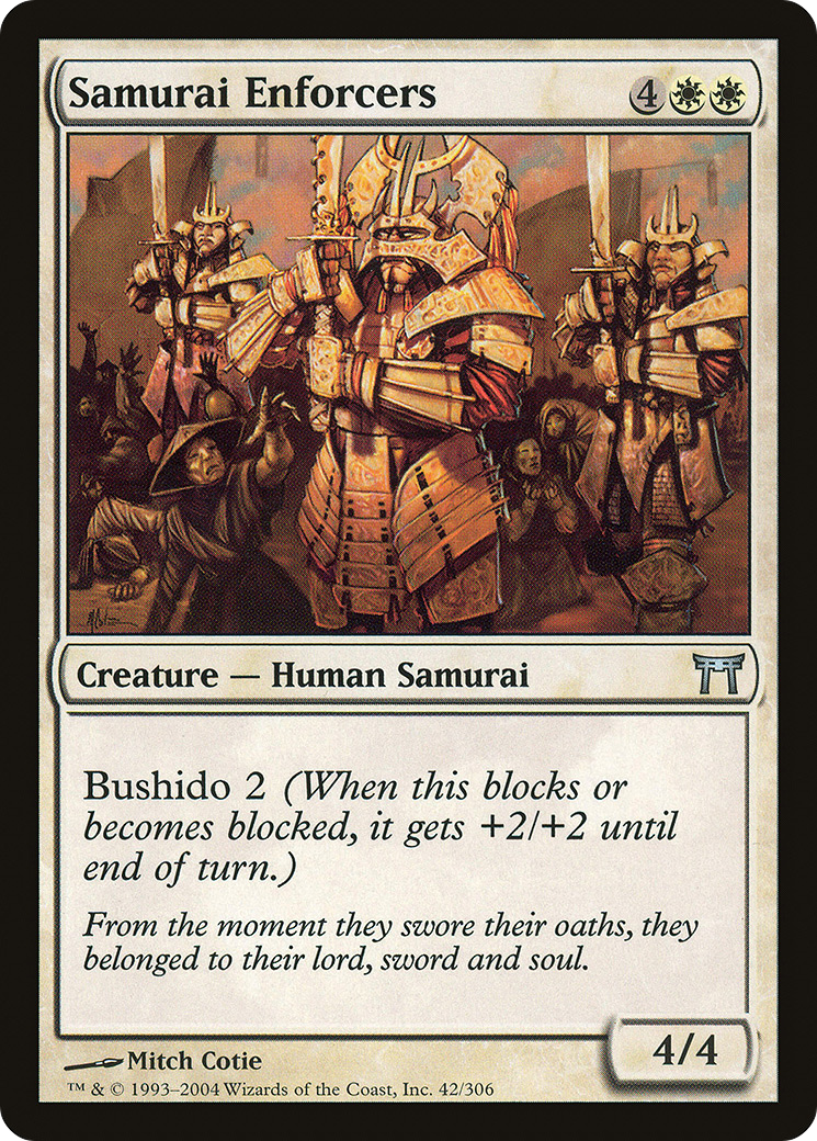 {C} Samurai Enforcers [Champions of Kamigawa][CHK 042]