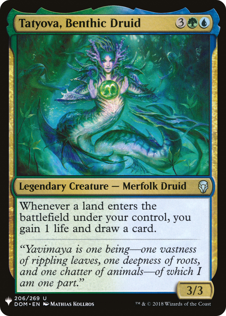 {C} Tatyova, Benthic Druid [Mystery Booster][LS DOM 206]