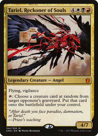 {R} Tariel, Reckoner of Souls [Commander Anthology][CMA 194]