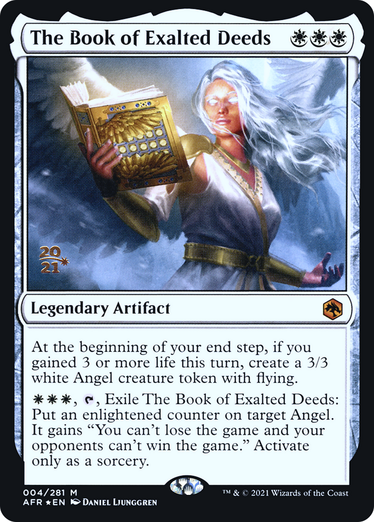 {R} The Book of Exalted Deeds [Dungeons & Dragons: Adventures in the Forgotten Realms Prerelease Promos][PR AFR 004]