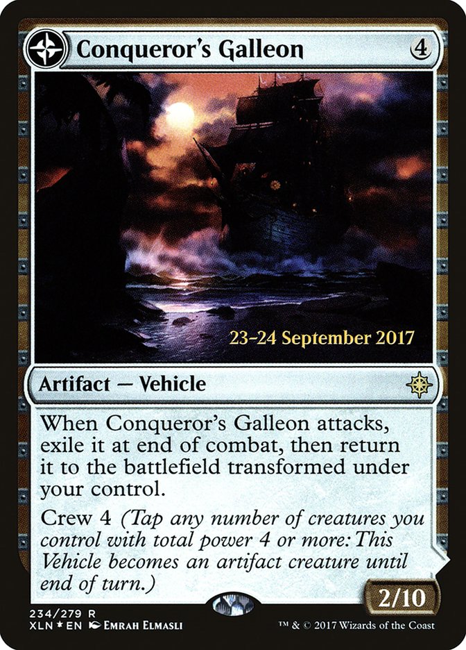 {R} Conqueror's Galleon // Conqueror's Foothold [Ixalan Prerelease Promos][PR XLN 234]