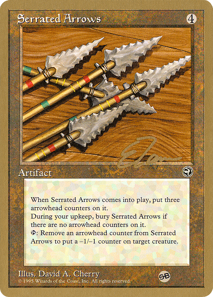 {C} Serrated Arrows (Eric Tam) (SB) [Pro Tour Collector Set][GB PTC ET110SB]