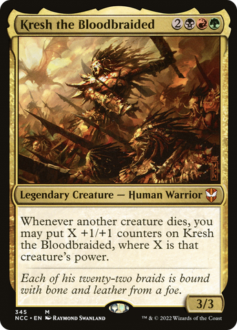 {R} Kresh the Bloodbraided [Streets of New Capenna Commander][NCC 345]