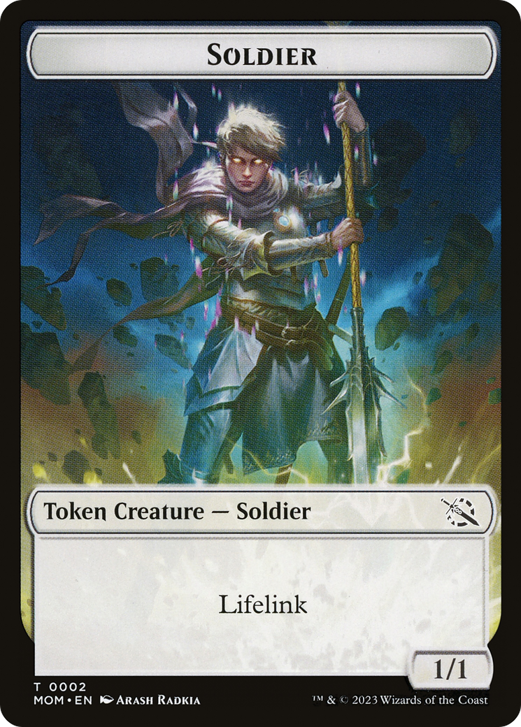 {T} Soldier // Thopter Double-Sided Token [March of the Machine Tokens][TMOM 2//19]