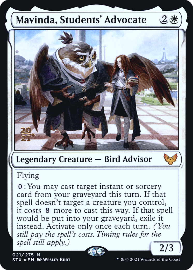 {R} Mavinda, Students' Advocate [Strixhaven: School of Mages Prerelease Promos][PR STX 021]