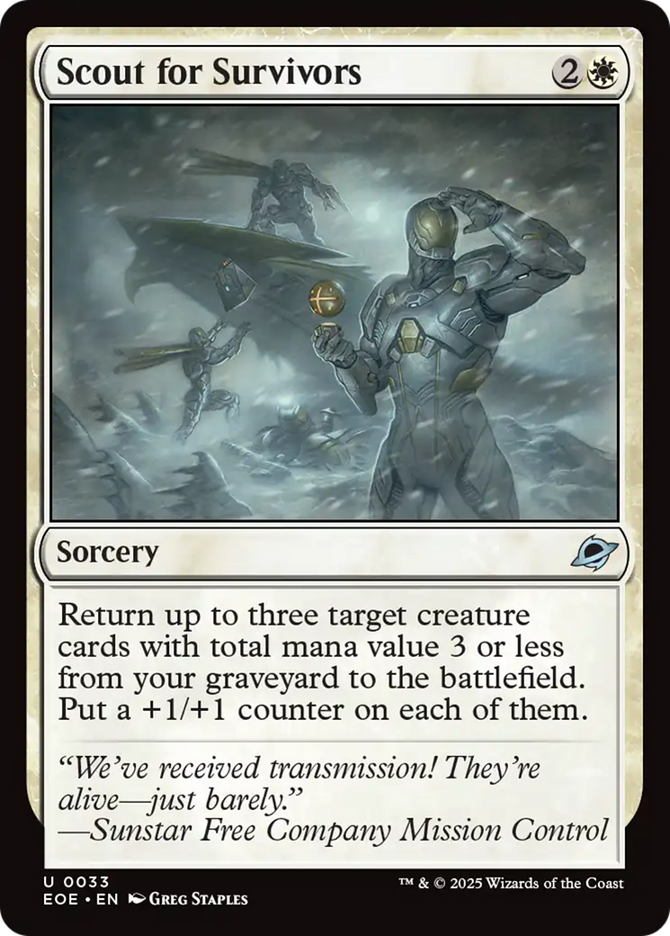 {@@ EOE C} Scout for Survivors [Edge of Eternities][EOE 033]