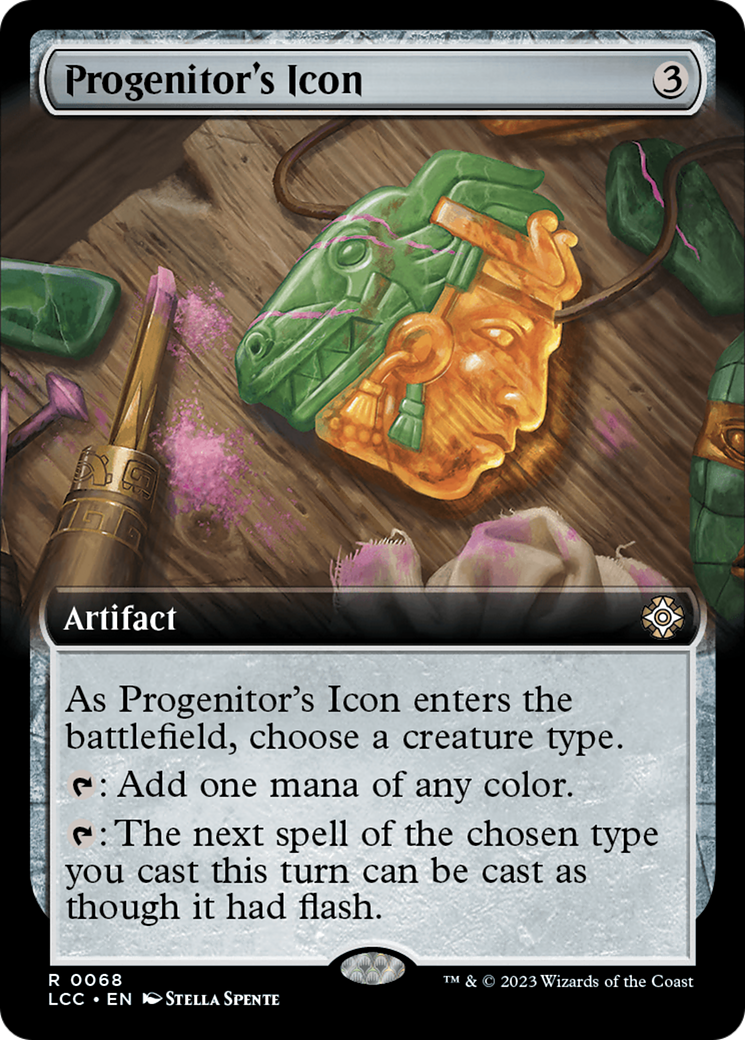 {R} Progenitor's Icon (Extended Art) [The Lost Caverns of Ixalan Commander][LCC 068]
