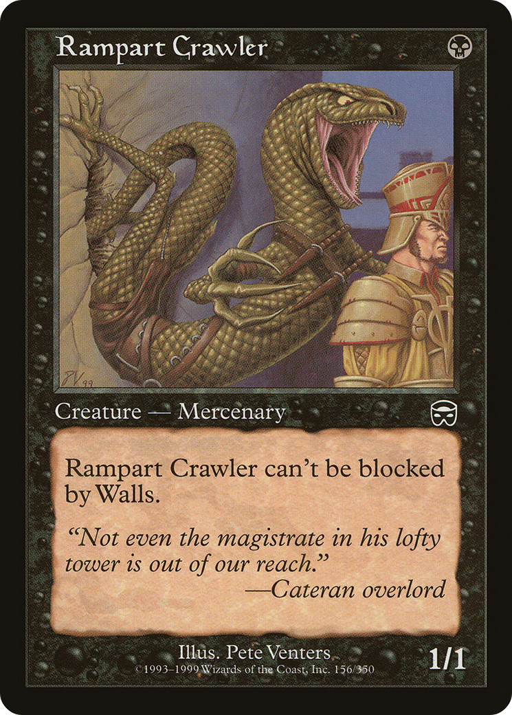 {C} Rampart Crawler [Mercadian Masques][MMQ 156]