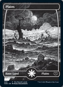 {B}[PA VOW 408] Plains (The Moonlit Lands) (Foil Etched) [Innistrad: Crimson Vow Promos]