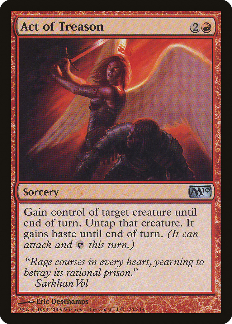{C} Act of Treason [Magic 2010][M10 124]