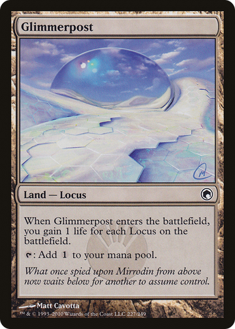 {C} Glimmerpost [Scars of Mirrodin][SOM 227]