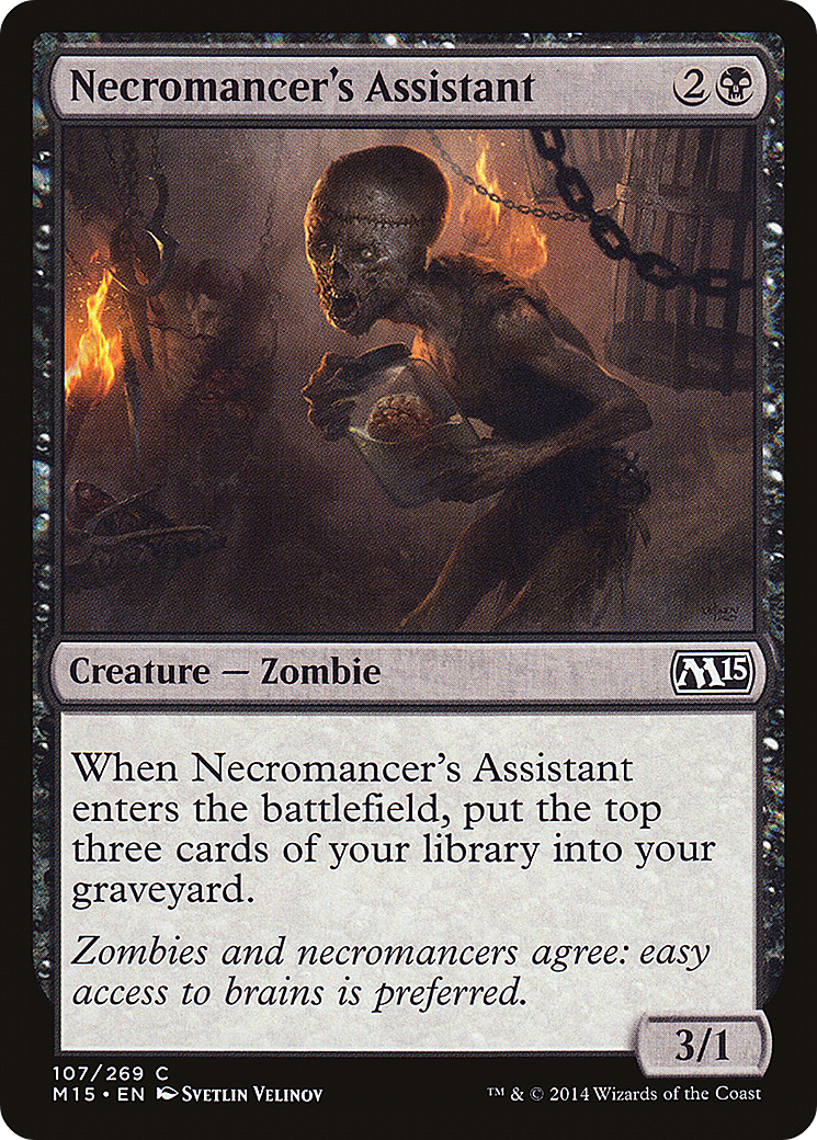 {C} Necromancer's Assistant [Magic 2015][M15 107]