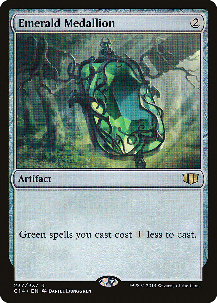 {R} Emerald Medallion [Commander 2014][C14 237] - Misty Mountain Games