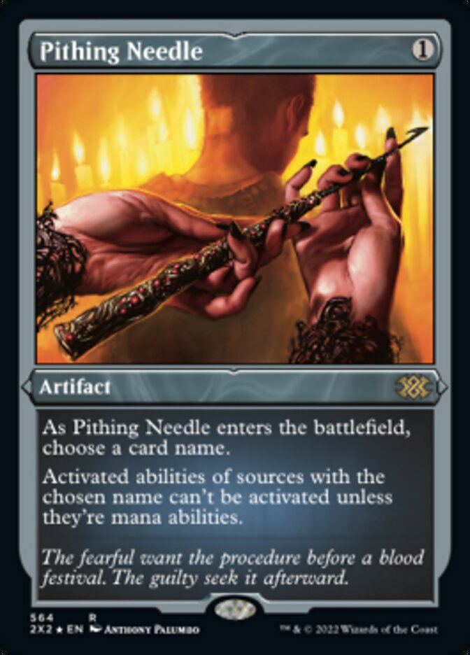 {R} Pithing Needle (Foil Etched) [Double Masters 2022][2X2 564]