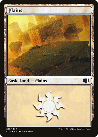 {B}[C14 318] Plains (318) [Commander 2014]