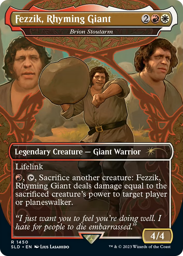 {R} Fezzik, Rhyming Giant - Brion Stoutarm [Secret Lair Drop Series][SLD 1450]