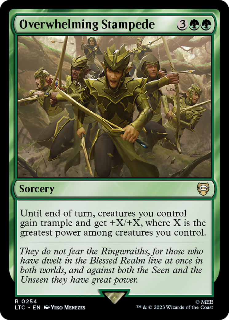 {R} Overwhelming Stampede [The Lord of the Rings: Tales of Middle-Earth Commander][LTC 254]