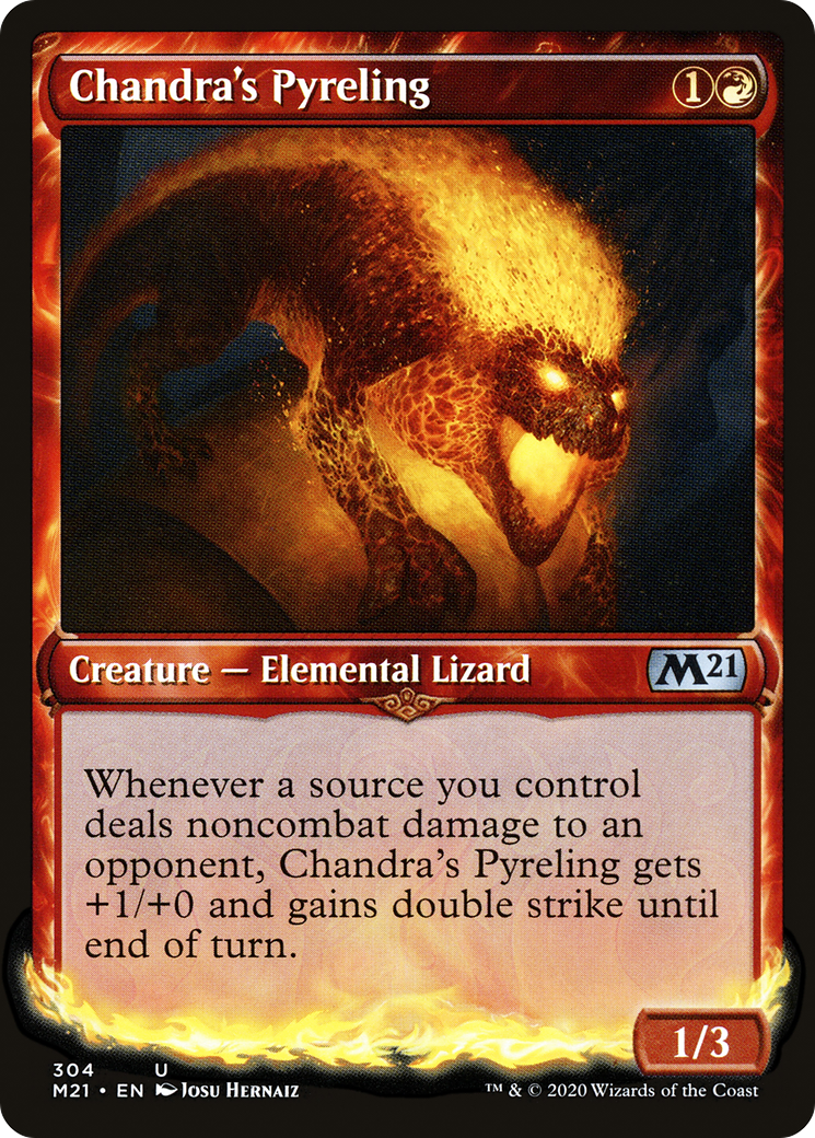 {C} Chandra's Pyreling (Showcase) [Core Set 2021][M21 304]