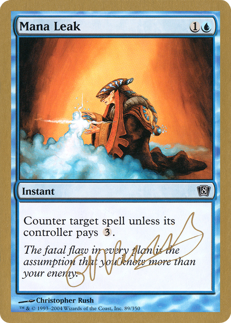 {C} Mana Leak (Gabriel Nassif) [World Championship Decks 2004][GB WC04 GN89]