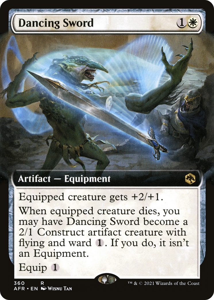 {R} Dancing Sword (Extended Art) [Dungeons & Dragons: Adventures in the Forgotten Realms][AFR 360]