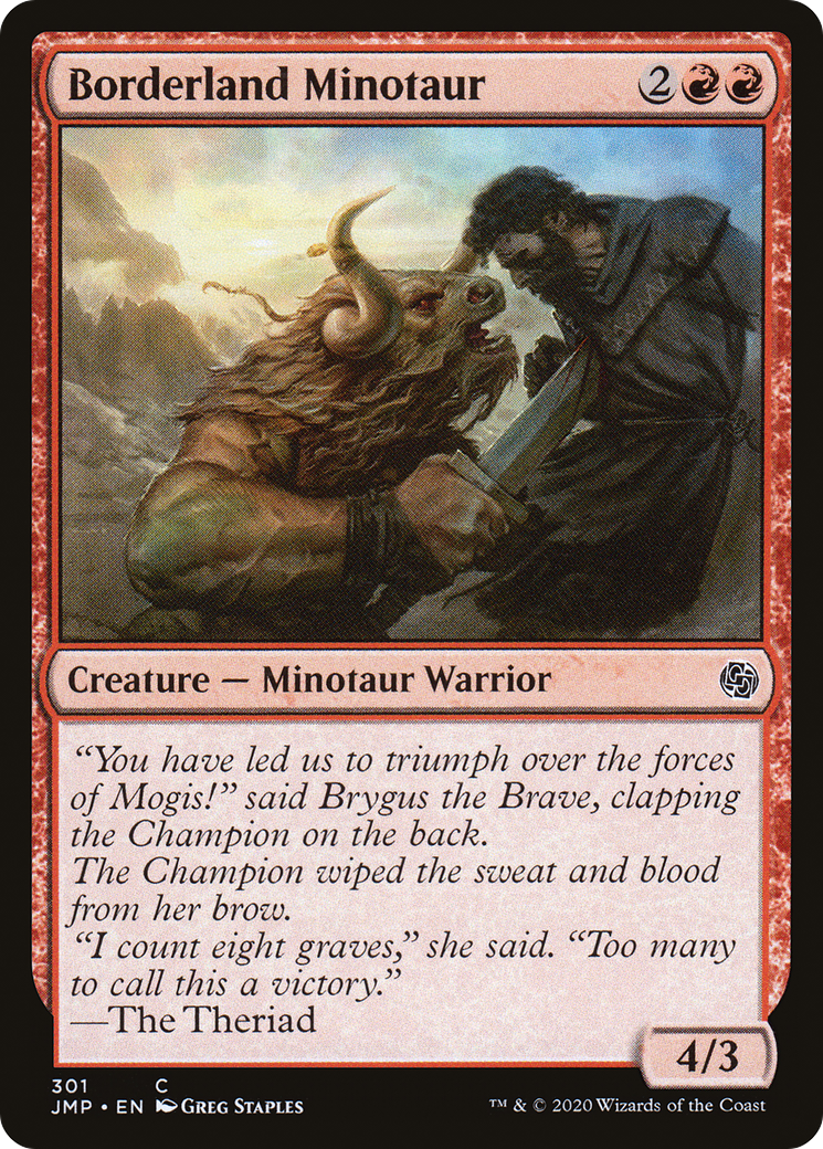 {C} Borderland Minotaur [Jumpstart][JMP 301]