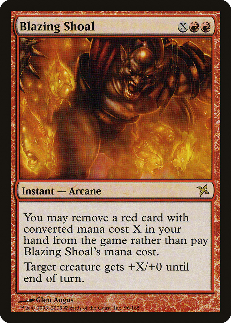 {R} Blazing Shoal [Betrayers of Kamigawa][BOK 096] - Misty Mountain Games