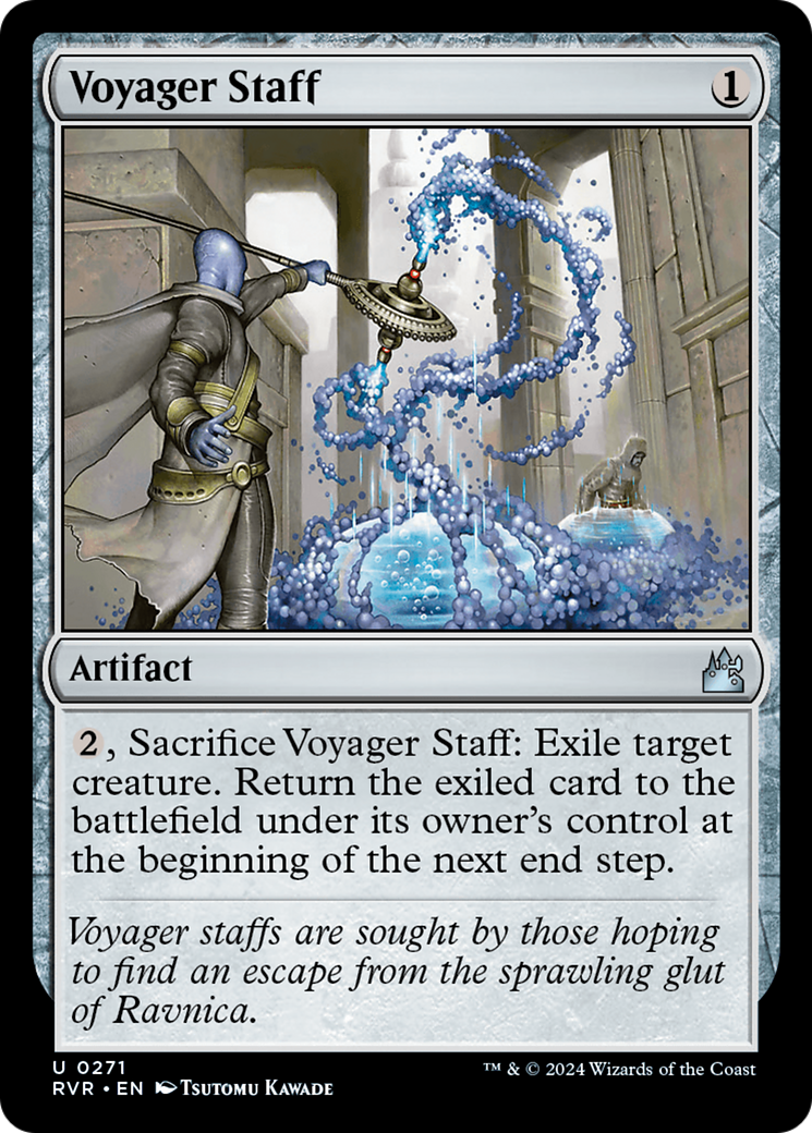 {C} Voyager Staff [Ravnica Remastered][RVR 271]
