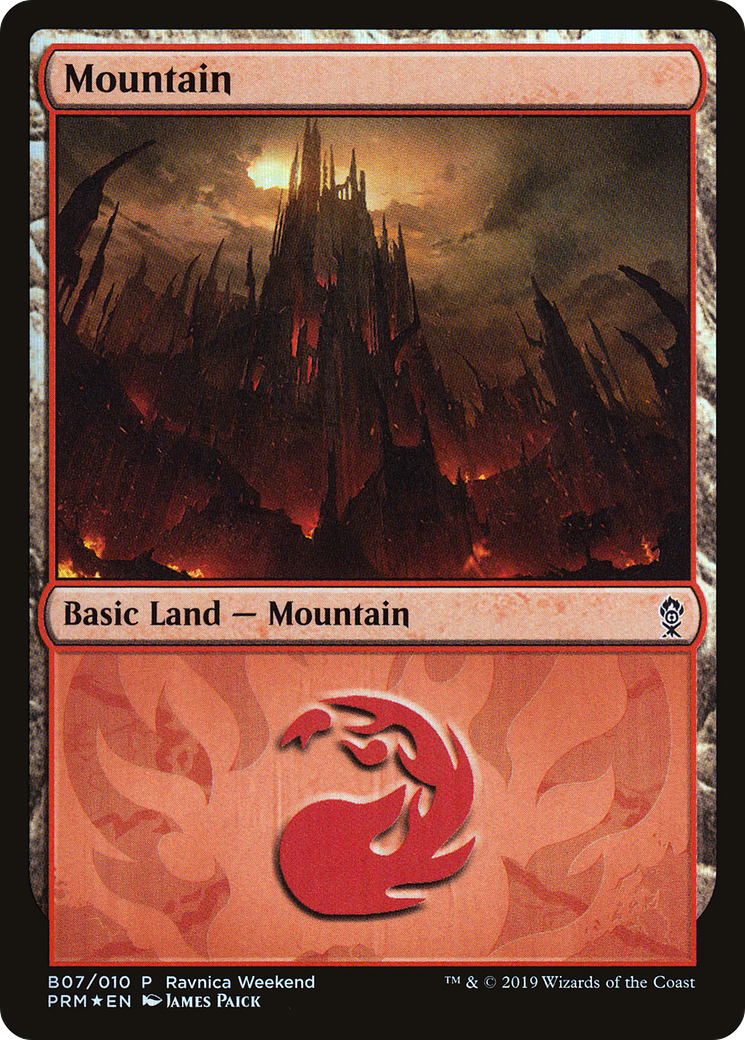 {B}[PA PRM B07] Mountain (B07) [Ravnica Allegiance Guild Kit]