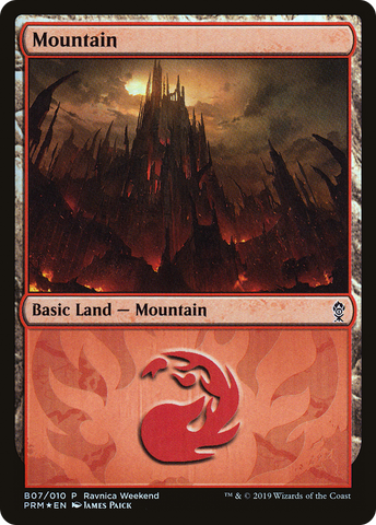 {B}[PA PRM B07] Mountain (B07) [Ravnica Allegiance Guild Kit]