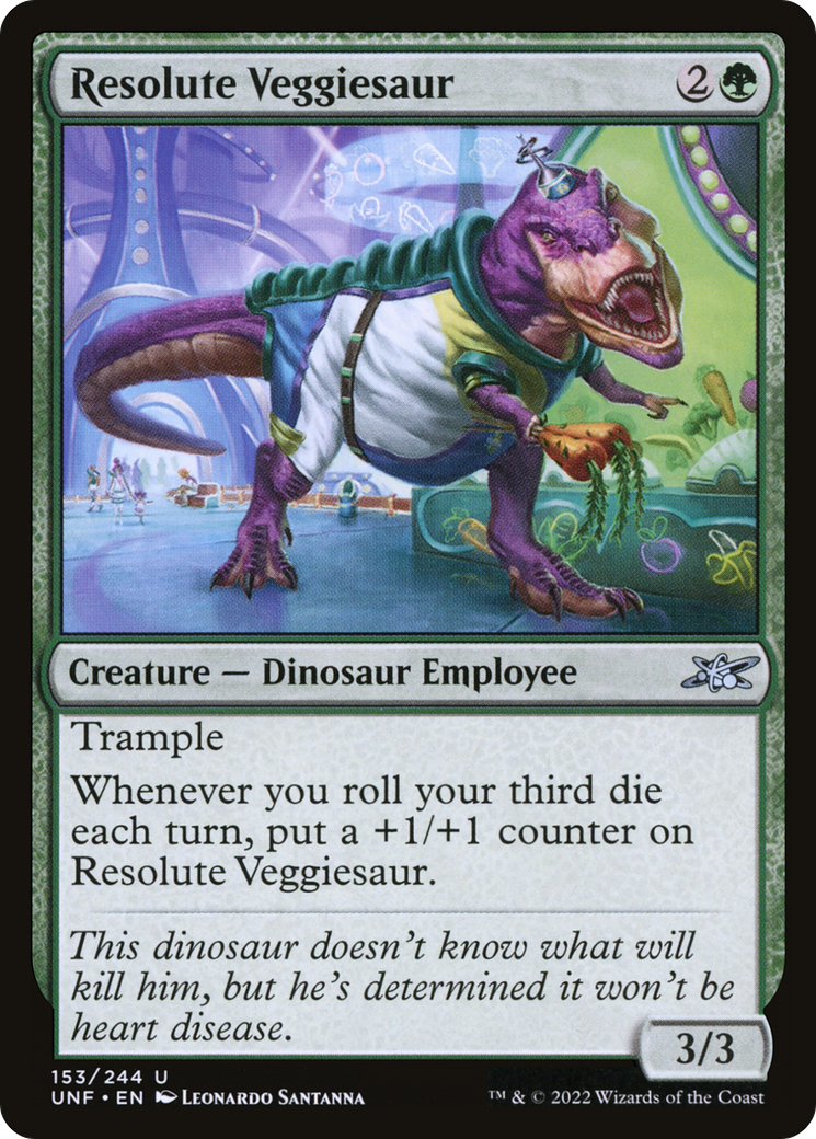 {C} Resolute Veggiesaur [Unfinity][UNF 153]