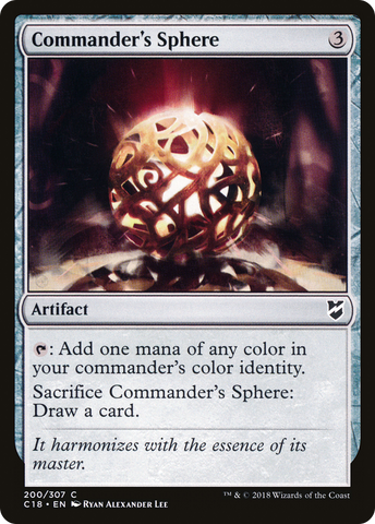 {C} Commander's Sphere [Commander 2018][C18 200]