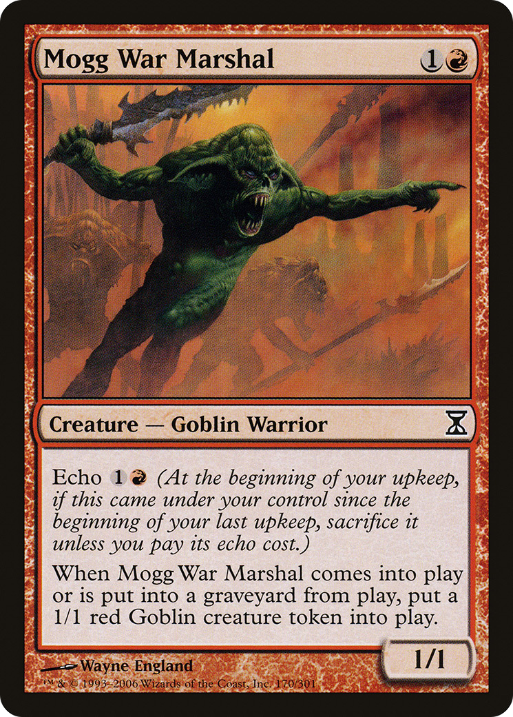 {C} Mogg War Marshal [Time Spiral][TSP 170]