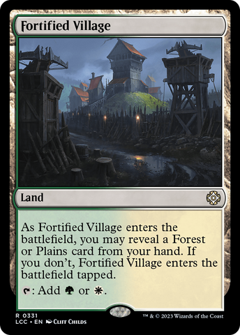 {R} Fortified Village [The Lost Caverns of Ixalan Commander][LCC 331]