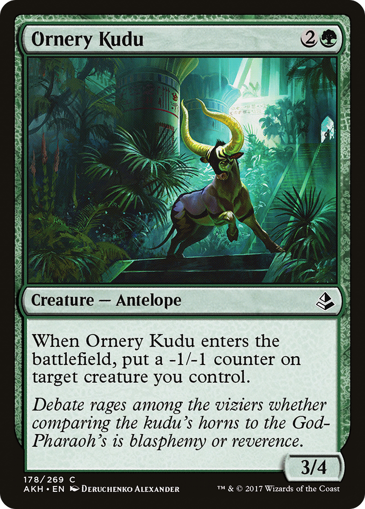 {C} Ornery Kudu [Amonkhet][AKH 178]