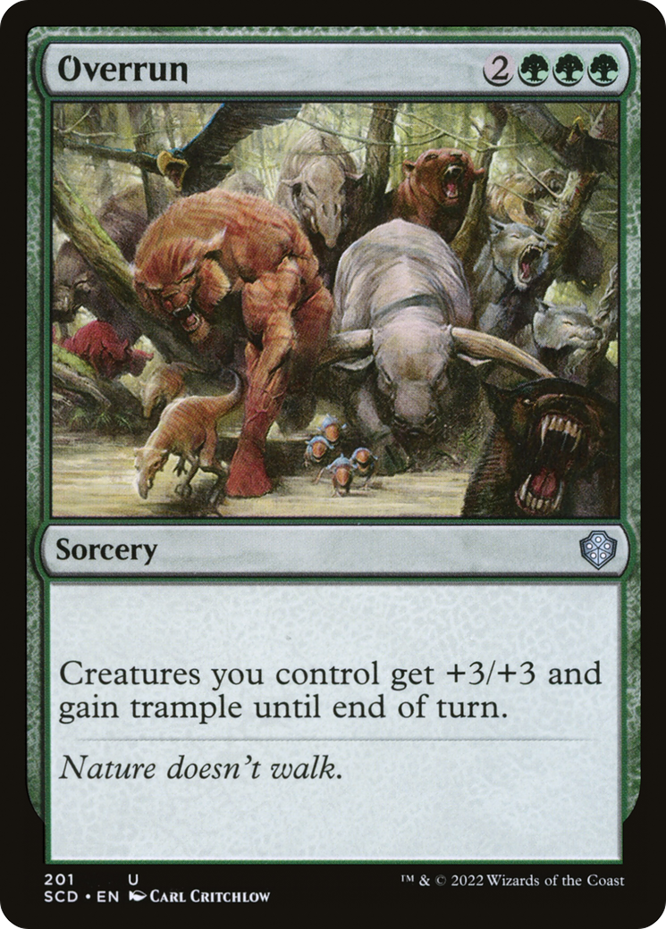 {C} Overrun [Starter Commander Decks][SCD 201]