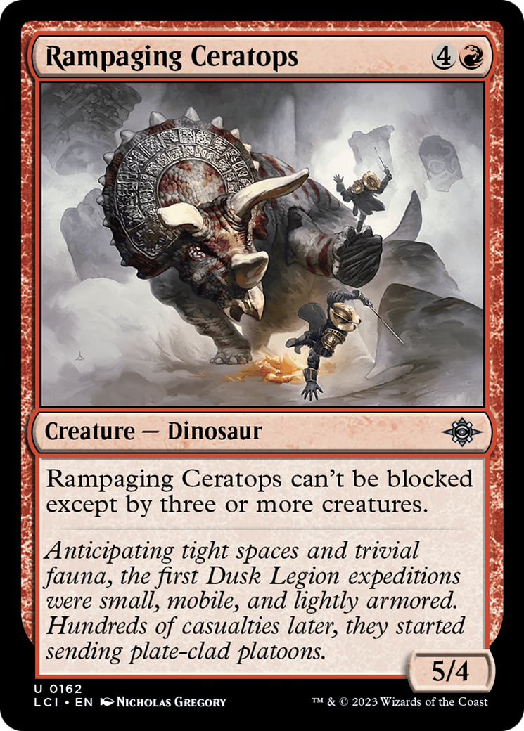 {@C} Rampaging Ceratops [The Lost Caverns of Ixalan][LCI 162]