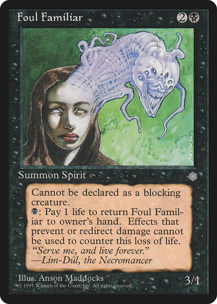 {C} Foul Familiar [Ice Age][ICE 126]