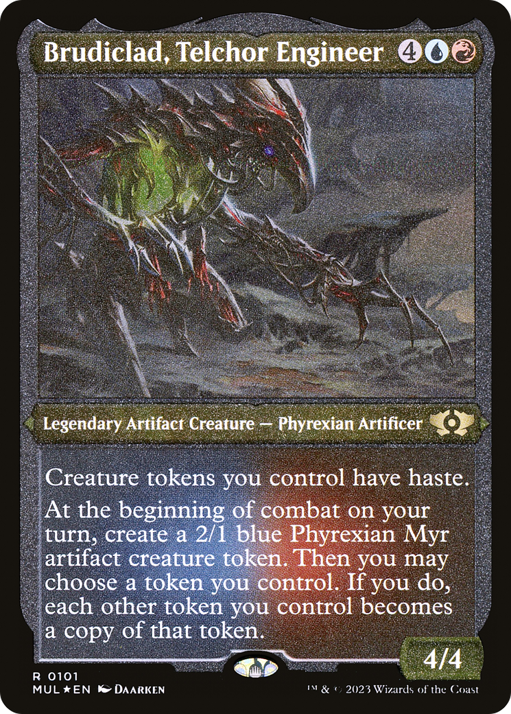 {R} Brudiclad, Telchor Engineer (Foil Etched) [Multiverse Legends][MUL 101]