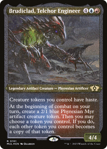 {R} Brudiclad, Telchor Engineer (Foil Etched) [Multiverse Legends][MUL 101]