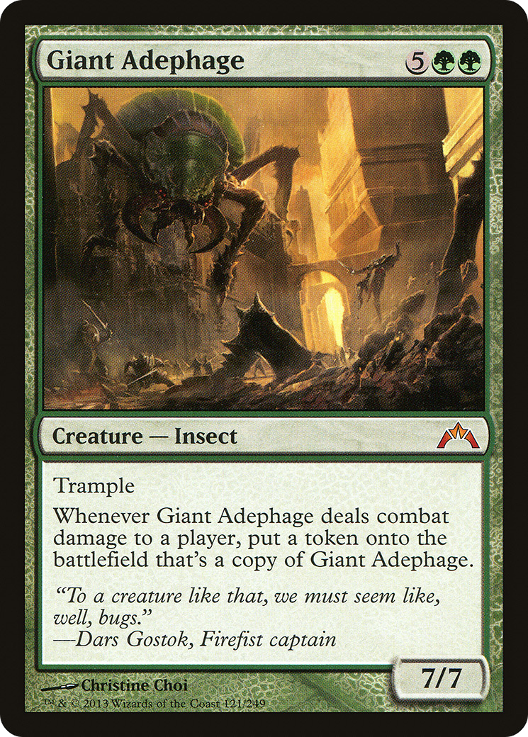 {R} Giant Adephage [Gatecrash][GTC 121]