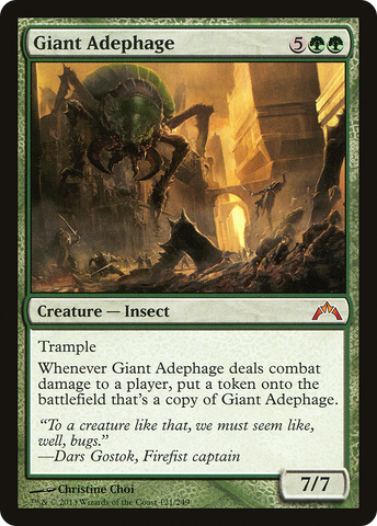{R} Giant Adephage [Gatecrash][GTC 121]