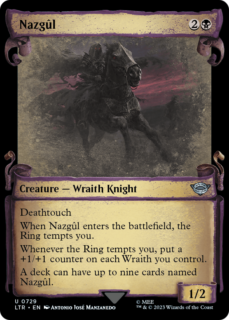 {C} Nazgul (0729) [The Lord of the Rings: Tales of Middle-Earth Showcase Scrolls][LTR 729]