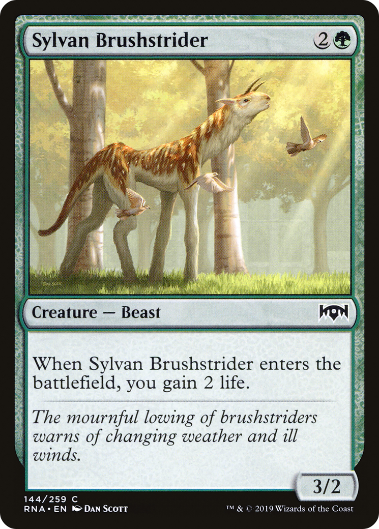 {C} Sylvan Brushstrider [Ravnica Allegiance][RNA 144]