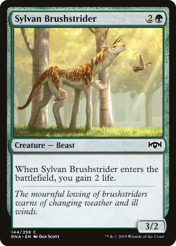 {C} Sylvan Brushstrider [Ravnica Allegiance][RNA 144]