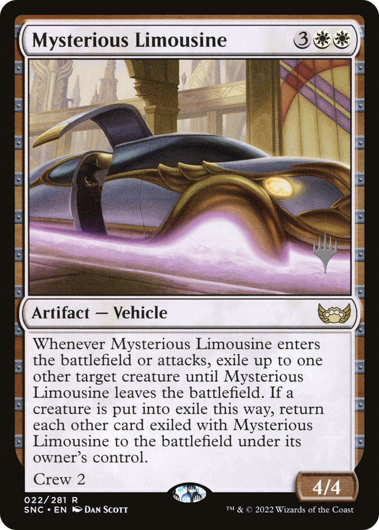 {R} Mysterious Limousine (Promo Pack) [Streets of New Capenna Promos][PP SNC 022]