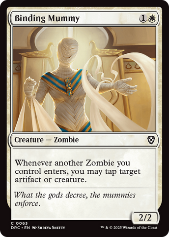 {C} Binding Mummy [Aetherdrift Commander][DRC 063]
